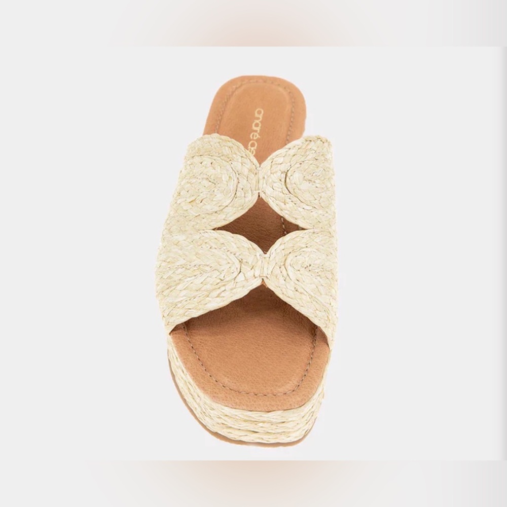 Andre Assous SERENE RAFFIA ESPADRILLE WEDGE - Picture 6 of 16
